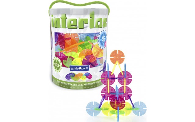 Конструктор Guidecraft Interlox Discs Диски, 96 деталей (G16834)