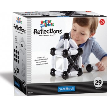 Магнитный конструктор Guidecraft Better Builders Reflections, 29 деталей (G8307)