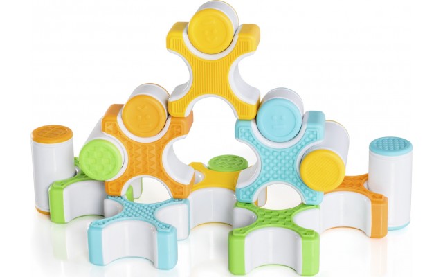 Магнитный конструктор Guidecraft Grippies Stackers, 16 деталей (G8313)