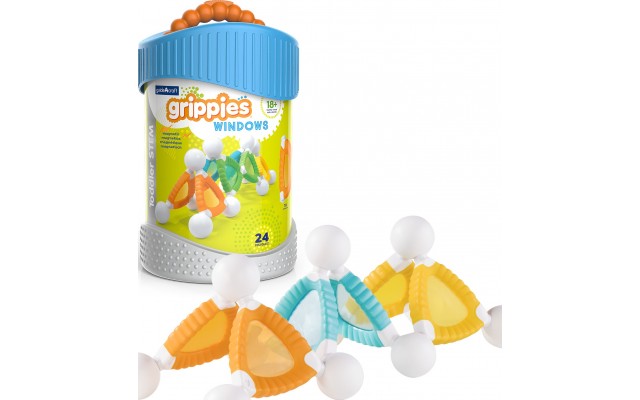 Магнитный конструктор Guidecraft Grippies Windows, 24 детали (G8316)