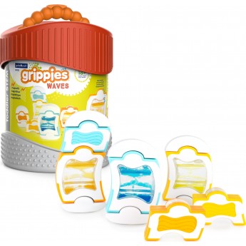 Магнітний конструктор Guidecraft Grippies Waves, 12 деталей (G8325)