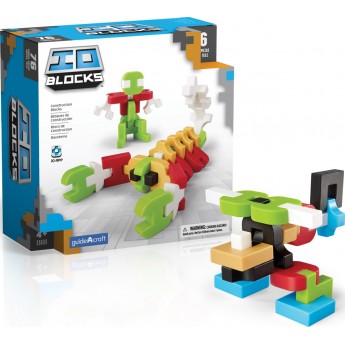 Конструктор Guidecraft IO Blocks с дополненной 3d реальностью, 76 деталей (G9600)