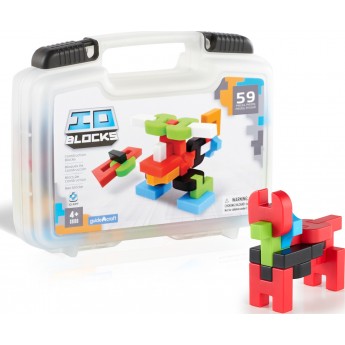 Конструктор Guidecraft IO Blocks Дорожный набор с дополненной 3d реальностью, 59 деталей (G9604)