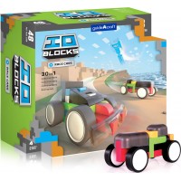 Конструктор Guidecraft IO Blocks Гоночные машины с дополненной 3d реальностью, 48 деталей (G9607)