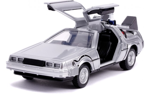 Коллекционная металлическая машинка Jada DeLorean DMC-12 Машина времени Назад в будущее-2 1:32 (253252003)