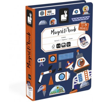 Магнитная развивающая книга Janod Космос (J02589)