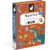 Магнитная развивающая книга Janod Динозавры (J02590)