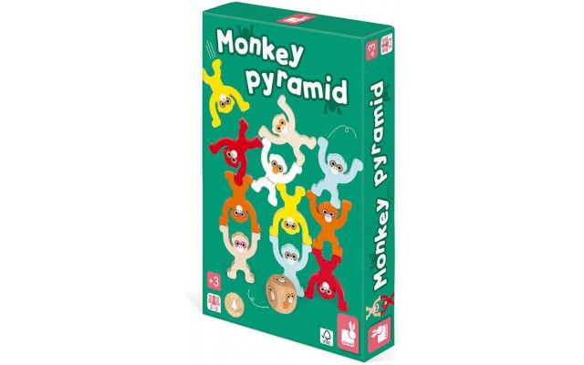 Игра с дерева Janod Обезьяны акробаты 20 эл (J02633)