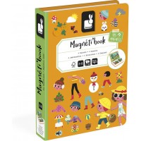 Магнітна розвивальна книга Janod 4 сезони (J02721)