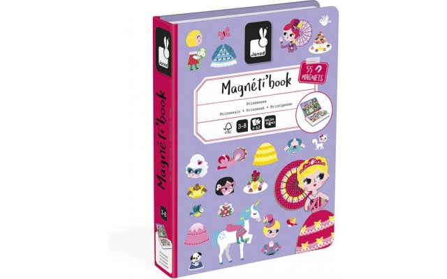 Развивающая магнитная книга Janod Принцессы (J02725)