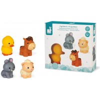 Набор игрушек-брызгалок для купания Janod Животные (J04702)