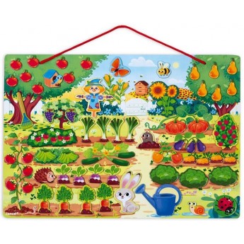 Игровой набор с магнитами Janod Сад (J05463)