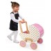 Деревянная коляска для кукол Janod Candy Chic (J05886) title=