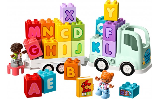 Конструктор LEGO DUPLO Town Вантажівка з абеткою 36 деталей (10421)