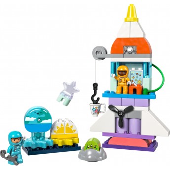 Конструктор LEGO DUPLO Town Приключения на космическом шаттле 3-в-1, 58 деталей (10422)