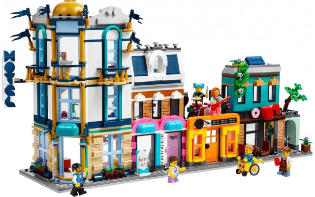 Конструктор LEGO Creator Центральна вулиця 3 в 1, 1459 деталей (31141)