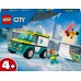 Конструктор LEGO City Карета скорой помощи и сноубордист 79 деталей (60403) title=