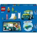 Конструктор LEGO City Карета скорой помощи и сноубордист 79 деталей (60403) title=