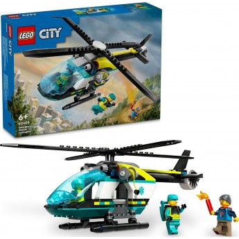 Конструктор LEGO City Гелікоптер аварійно-рятувальної служби 226 деталей (60405)