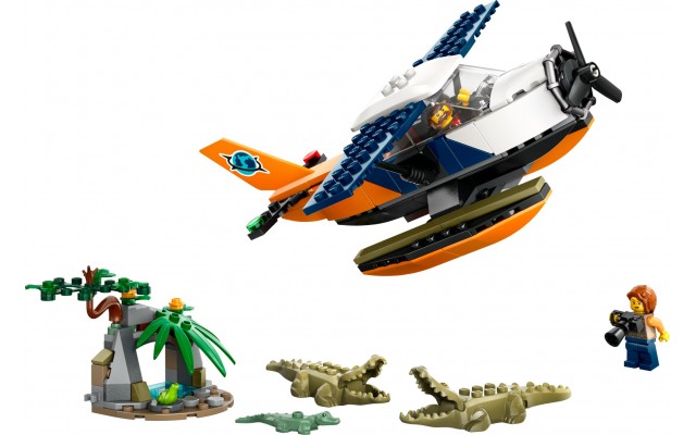 Конструктор LEGO 177 Водний літак для дослідження джунглів City деталей (60425)