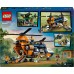 Конструктор LEGO City Exploration Вертолет в базовом лагере для исследования джунглей 881 деталь (60437) title=