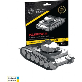 Коллекционная модель-конструктор Metal Time Pz.Kpfw. II танк (MT060)