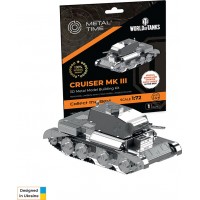 Коллекционная модель-конструктор Metal Time Cruiser Mk III танк World of Tanks (MT064)