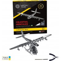 Коллекционная модель-конструктор Metal Time Celestial Hercules Spruce Goose H-4 Aircraft Самолет (MT100)