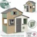 Детский игровой домик Smoby Green Друзья Эво с почтовым ящиком и окнами (810205) title=