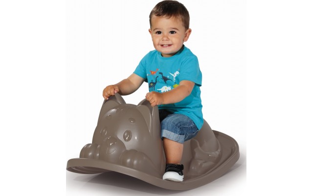 Дитяча гойдалка Smoby Кошеня коричнева 78x38x35 см (830105)