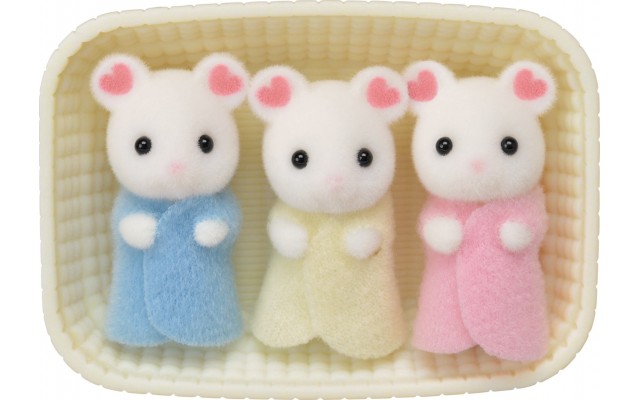 Набор фигурок Sylvanian Families Тройня Белых мышат (5337)