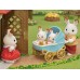 Набор фигурок Sylvanian Families Шоколадные Кролики-двойняшки на машинке (5420) title=