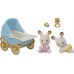 Набір фігурок Sylvanian Families Шоколадні Кролики-двійнята з візком (5432) title=