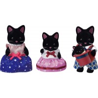 Набор фигурок Sylvanian Families Семья Черных Кошек (5530)