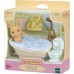Игровой набор Sylvanian Families Ванная комната с фигуркой Сестренка Солнечный кролик (5550) title=