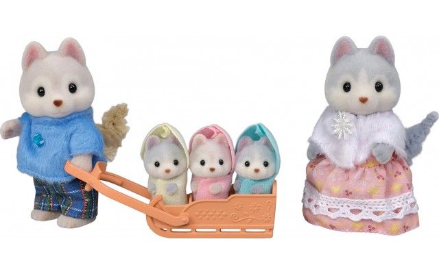 Набір фігурок Sylvanian Families Сім'я Хаскі (5636)