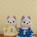 Набор фигурок Sylvanian Families Малыши Хаски на велосипеде (5637) title=
