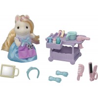Игровой набор Sylvanian Families Стильные прически с фигуркой дочери Пони (5644)