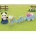 Ігровий набір Sylvanian Families Панда з велосипедом та роликами (5652) title=
