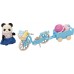 Ігровий набір Sylvanian Families Панда з велосипедом та роликами (5652) title=