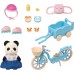 Ігровий набір Sylvanian Families Панда з велосипедом та роликами (5652) title=
