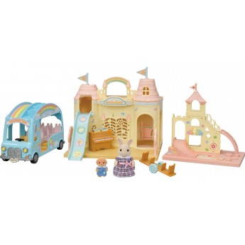 Ігровий набір Sylvanian Families Палац для малюків з автобусом і фігурками (5670)
