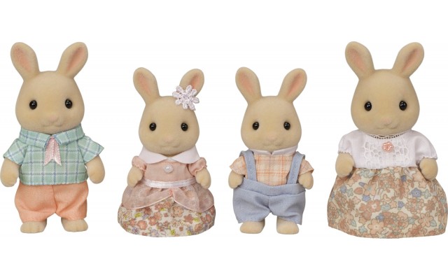Набор фигурок Sylvanian Families Семья Молочных Кроликов обновлена (5706)