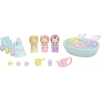Игровой набор Sylvanian Families Купание тройни молочных крольчат (5707)