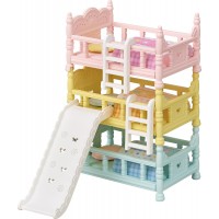 Игровой набор Sylvanian Families Трехэтажная кровать с горкой (5741)