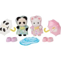 Набор фигурок Sylvanian Families Малыши прогулка под дождем (5748)