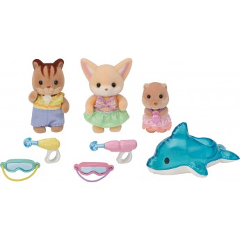 Набор фигурок Sylvanian Families Малыши развлечения в бассейне (5749)