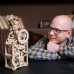 Дерев'яний механічний 3D конструктор Ukrainian Gears Годинник двигун (70217) title=