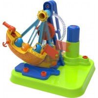 Детский набор для сборки Edu-Toys Пиратский корабль с инструментами 52 детали (JS026)