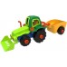 Дитячий набір для збирання Edu-Toys Трактор з інструментами 29 деталей (JS030) title=